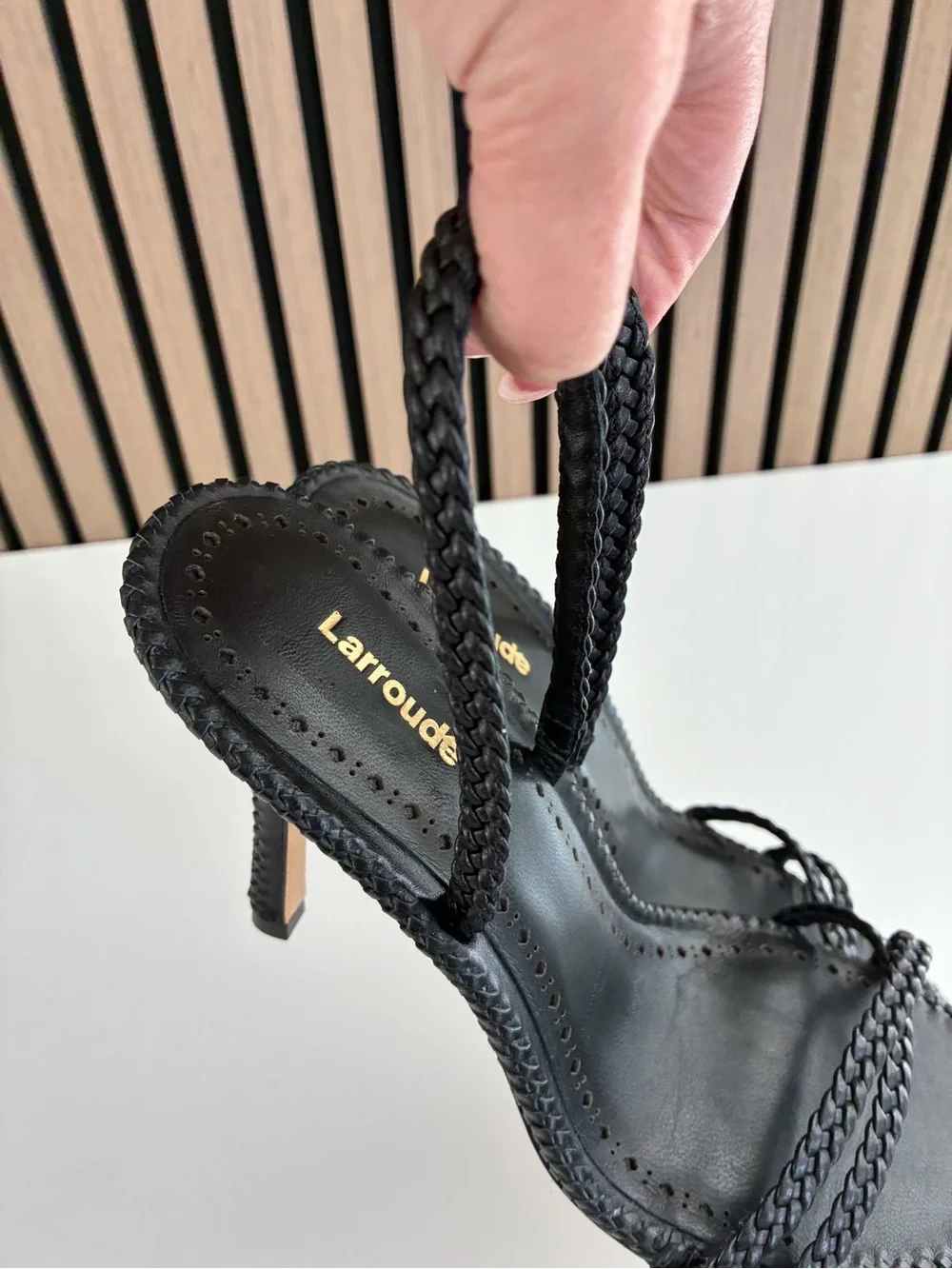 Never worn LARROUDE Heels